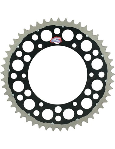 Rear sprocket Renthal R 520 50 teeth Bk Sc Twin 1120-520-50GPBK