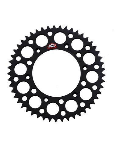 Rear sprocket Renthal R 520 49 teeth Bk Ul Sc 224U-520-49GPBK