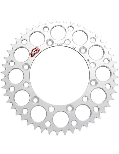 Rear sprocket Renthal R 520 47 teeth Si Ul Sc 123U-520-47GYSI