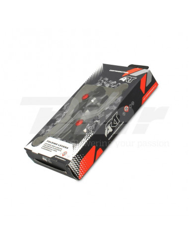 Kit manetas articuladas ART Negro/Rojo Honda 87000238