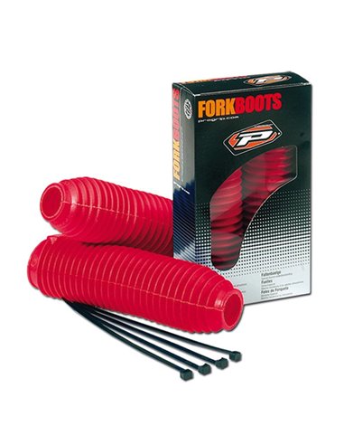 Fork Boots Thermoplastic Rubber 2510 Red PRO GRIP PA251045GORO