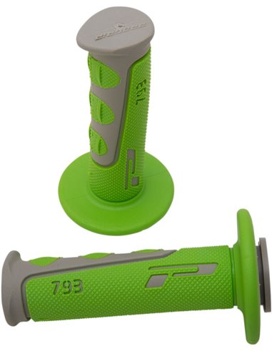 Puños Double Density Offroad 793 Closed End Green/Gray PRO GRIP PA079300GRVE