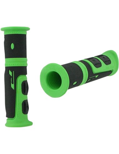 Grips Double Density Atv 964 Closed End Black/Green PRO GRIP PA096422VE02