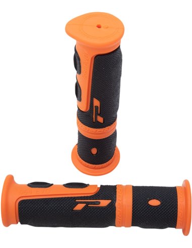 Punhos ATV de dupla densidade 964 Closed End Preto / Laranja PRO GRIP PA096422AR02