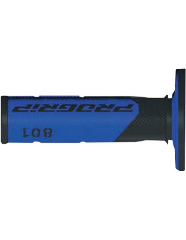 Poignées Offroad Double Density 801 Closed End Noir / Bleu PRO GRIP PA080100NEBL