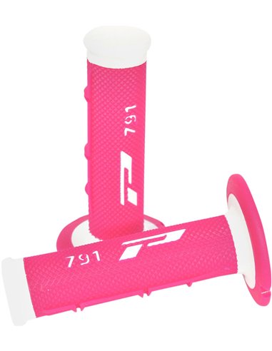 Punys Double Density Offroad 791 Closed End White / Fluo Pink PRO GRIP PA079100BIFX