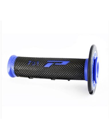 Punhos Offroad de Dupla Densidade 791 Closed End Preto / Azul PRO GRIP PA079100BL02