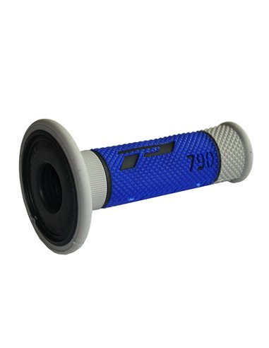 Punhos Offroad de densidade tripla 790 Closed End Cinza / Azul / Preto PRO GRIP PA079000THBL