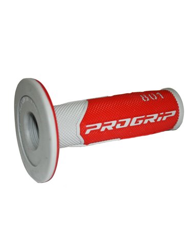 Punhos Offroad de Dupla Densidade 801 Closed End Vermelho / Cinza PRO GRIP PA080100GRRO