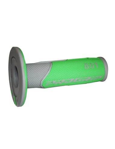 Punhos Offroad de Dupla Densidade 801 Closed End Verde / Cinza PRO GRIP PA080100GRVE