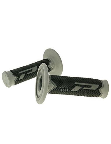 Poignées Offroad Triple Density 788 Bout fermé Gris / Gris Foncé / Noir PRO GRIP PA078800TGGN