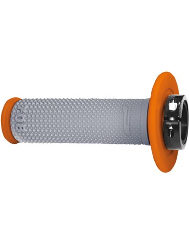 708 Offroad Single Density Lock On Grips Orange/Gray PRO GRIP PA070800ARGR