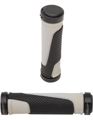 997 Atv/Mtb Lock On Double Density Grips Open End White/Black PRO GRIP PA099722BI02