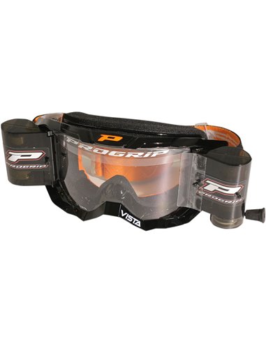 Masque Motocross Vista Mx America Avec Roll Off 3303 Noir PRO GRIP 3303RONE