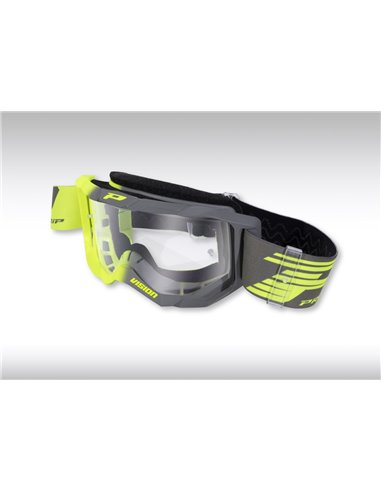 Gafas de motocross 3300 Fl Yel/Grey PRO GRIP PZ3300-347