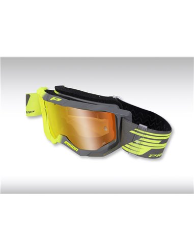 Gafas de motocross 3300 Fl Flye/Gr M PRO GRIP PZ3300FL-347