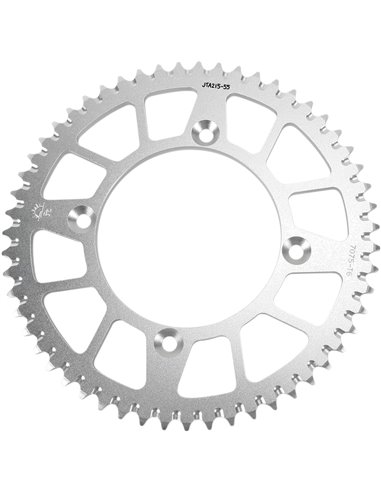 Rear sprocket JTA215.55 LIGHTWEIGHT 50 teeth 420 PITCH NATURAL ALUMINUM