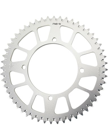 Rear sprocket JTA461.52 LIGHTWEIGHT 52 teeth 420 PITCH NATURAL 7075-T6 ALUMINUM ALLOY