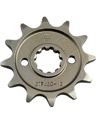 Front drive sprocket JTF430.12 12 teeth 520 PITCH NATURAL STEEL