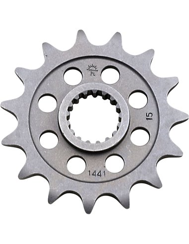 Front drive sprocket JTF1441.15 15 teeth 520 PITCH NATURAL STEEL