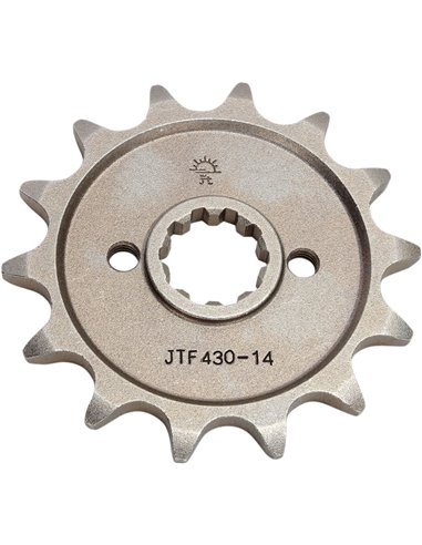 Front drive sprocket JTF430.14 14 teeth 520 PITCH NATURAL STEEL