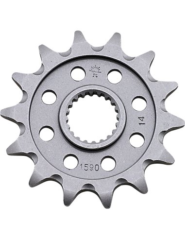 Front drive sprocket JTF1590.14SC SELF CLEANING 14 teeth 520 PITCH NATURAL STEEL