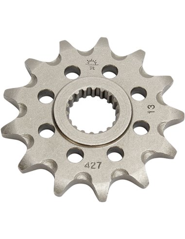 Piñón de ataque JTF427.13SC SELF CLEANING 13 dientes 520 PITCH NATURAL CHROMOLY STEEL ALLOY