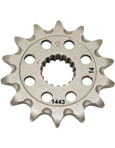 Front drive sprocket JTF1443.14SC SELF CLEANING 14 teeth 520 PITCH NATURAL CHROMOLY STEEL