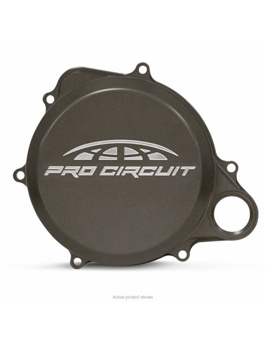 Couvercle d'embrayage Pro Circuit pour Honda CRF250R: aluminium, noir CCH10250F