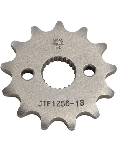 Front drive sprocket JTF1256.13 13 teeth 420 PITCH NATURAL STEEL