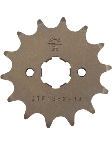 Front drive sprocket JTF1352.14 14 teeth 520 PITCH NATURAL STEEL