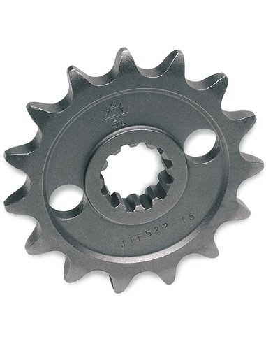 Front drive sprocket JTF281.15 15 teeth 520 PITCH NATURAL STEEL