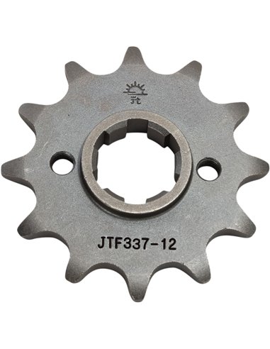 Front drive sprocket JTF337.12 12 teeth 520 PITCH NATURAL STEEL