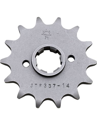 Front drive sprocket JTF337.14 14 teeth 520 PITCH NATURAL STEEL