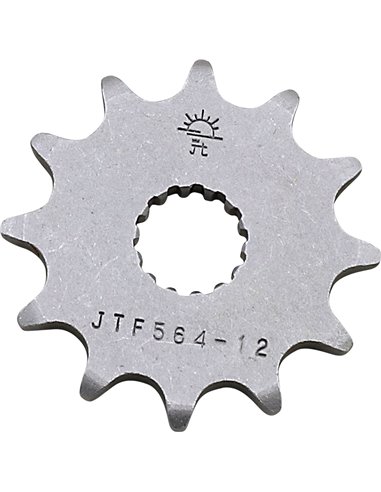 Front drive sprocket JTF564.12 12 teeth 520 PITCH NATURAL STEEL