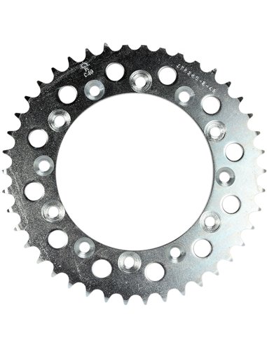 Rear sprocket JTR245 / 2.42 42 teeth 520 PITCH NATURAL C49 HIGH CARBON STEEL