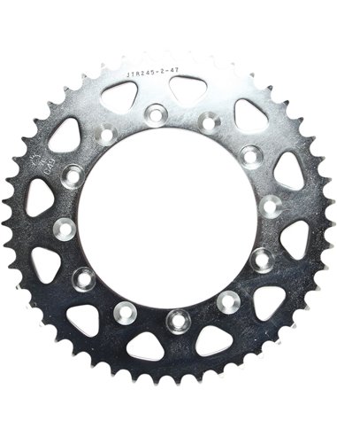 Rear sprocket JTR245 / 2.47 47 teeth 520 PITCH NATURAL C49 HIGH CARBON STEEL