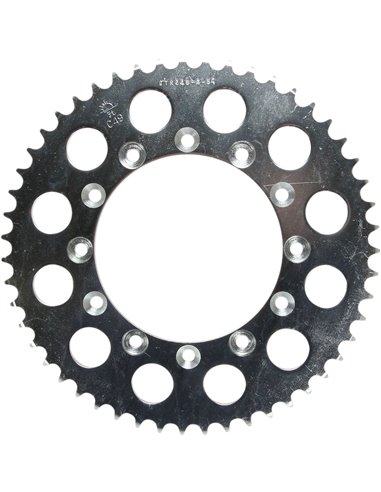 Rear sprocket JTR245 / 2.51 51 teeth 520 PITCH NATURAL C49 HIGH CARBON STEEL