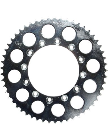 Rear sprocket JTR245 / 2.53 53 teeth 520 PITCH NATURAL C49 HIGH CARBON STEEL