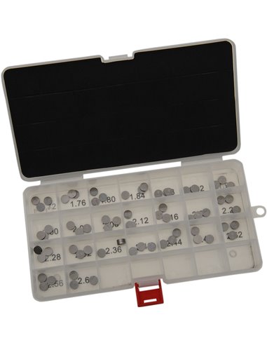 Kit de pastilhas de ajuste de válvula ProX 8.90X1.72-2.60 Box Sortimento 29.VSA890