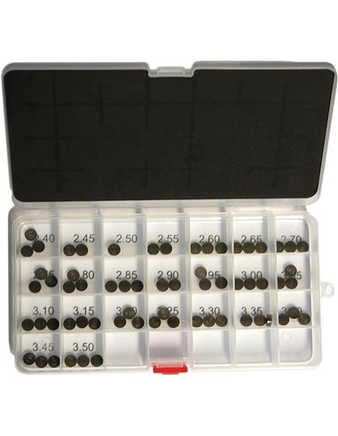 Kit de pastilles de réglage de valve ProX 10.00X1.875-3.175 Assortiment de boîte 29.VSA1000-2