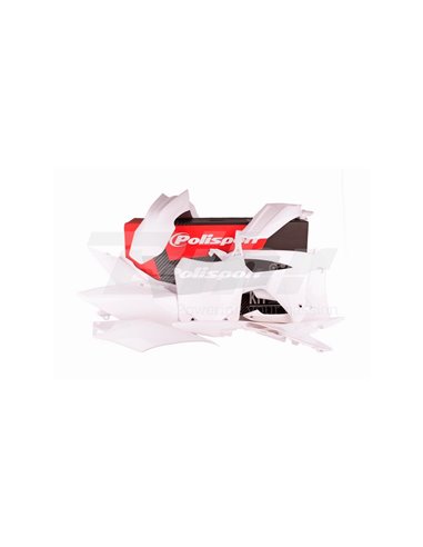 Honda CRF250R - Kit de Plástica MX Blanco - Modelos 2014-17 Polisport 90561