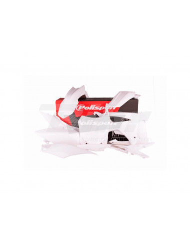 Honda CRF250R - MX Plastic Kit White - 2014-17 Models Polisport 90561