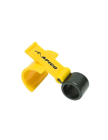 Front brake safety lock Apico Yellow BRAKELOCKY