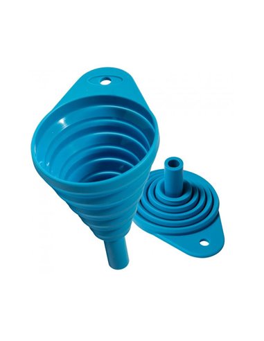 Embut Plegable de Silicona D.16mm Blau Apico OILFUNNEL