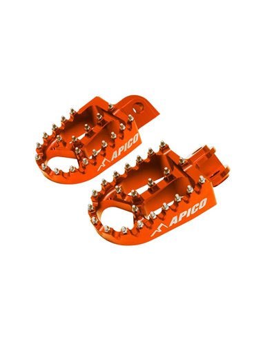 Repose-pieds Xtreme KTM65-525 (98-16) KTM / HBG / HSQ / BETA / SHERCO (17) Apico Orange FPXKTMOR