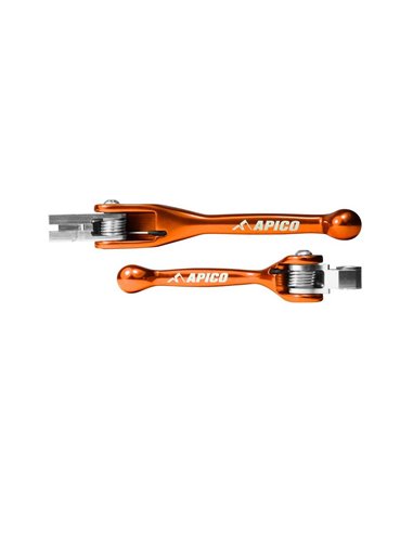 Articulated lever kit SX / EXC / XC 125/150/200 (05-08) SXF450 (03-08) Apico Orange FLEXIKTM2OR