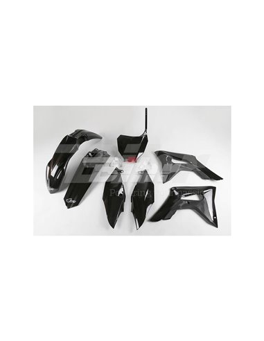 Kit de plástico completo UFO-Plast Honda preto HOKIT119-001