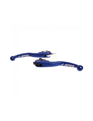 Articulated lever kit TC / FC125-450 (18) TE / FE / TX / FX125-501 (18-20) Apico Blue FLEXIHQV1BL