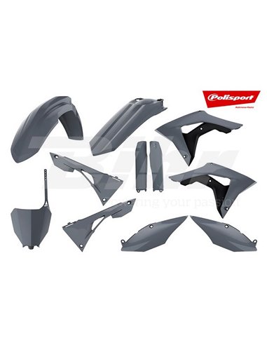 Honda CRF250R - Kit de Plástica Nardo Grey - Modelos 2018 Polisport 90823